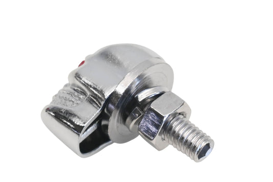 Highway Hawk 03-103 Red M6 Chrome Skull Nut Assembly NOS