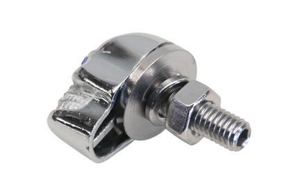 Highway Hawk 03-103 Blue M6 Chrome Skull Nut Assembly NOS