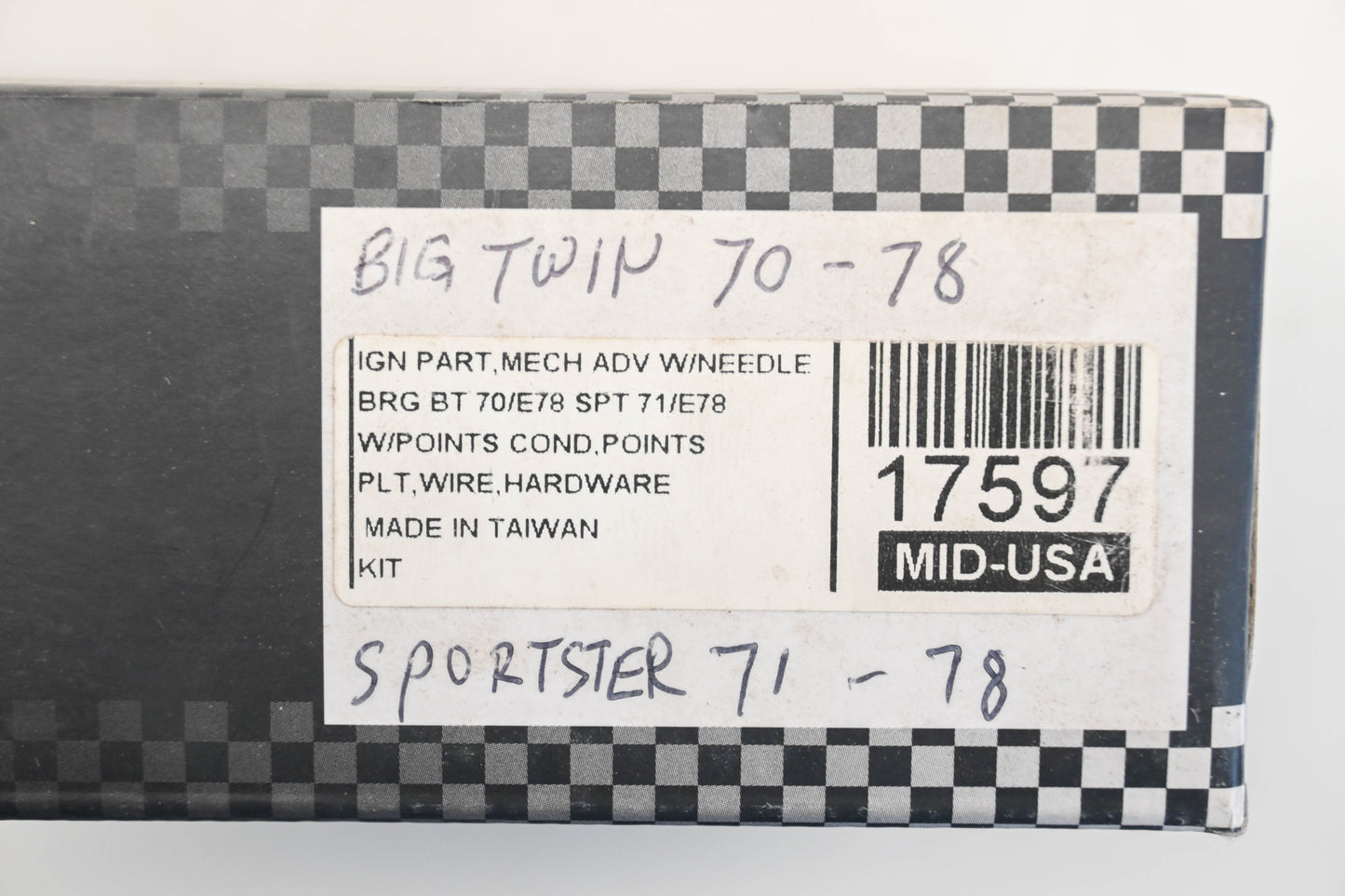 Mid-USA 17597 Mechanical Advance Kit Qty 1 NOS