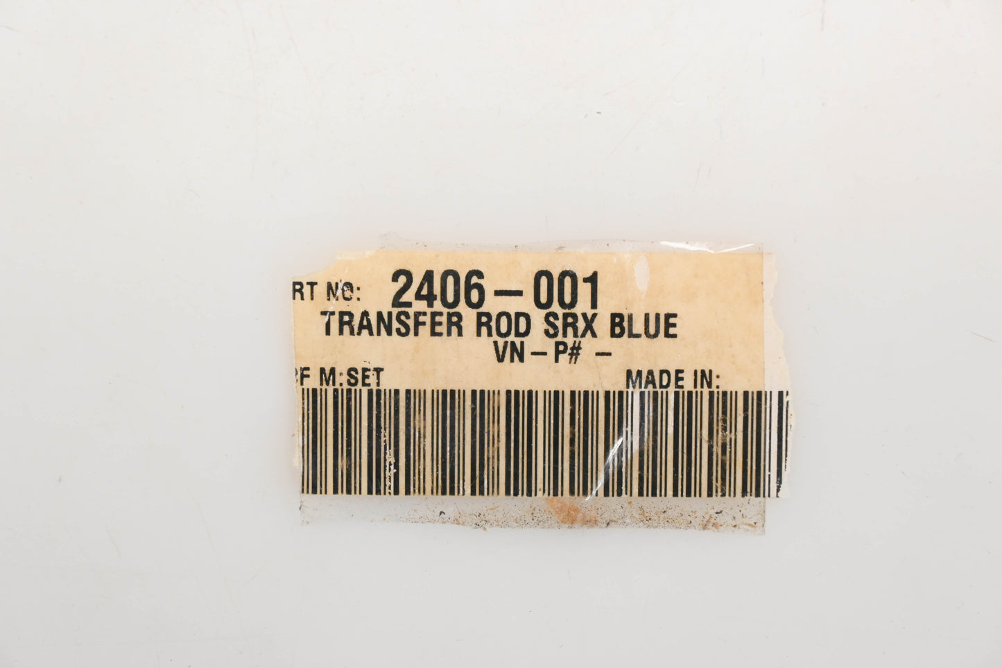 Parts Unlimited 2406-001 SRX Transfer Rod Blue Qty 1 NOS
