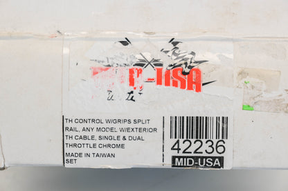 Mid-USA 42236 Throttle Control Rubber Grip Kit Qty 1 NOS