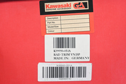 New OEM Kawasaki K99990-051A Radiator Trim Kit Qty 1 NOS
