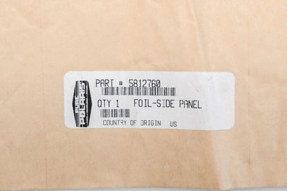 New OEM Polaris 5812760 Side Panel Foil Qty 1 NOS