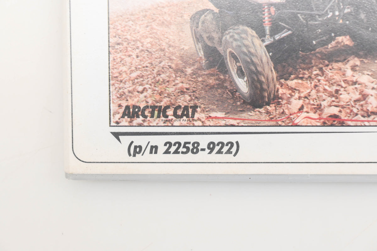 OEM Arctic Cat 2258-922 Service Manual CD 2011 450 XC Qty 1