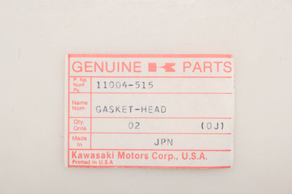 New OEM Kawasaki 11004-515 Head Gaskets Qty 2 NOS