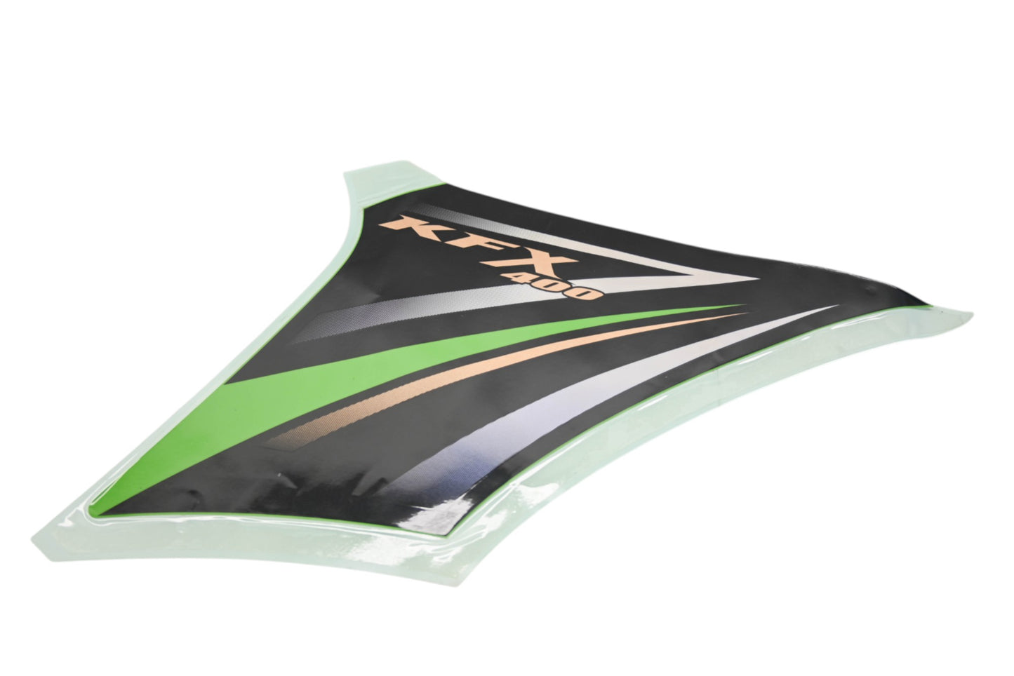 New OEM Kawasaki 56066-S031-553 Side Cover Decal KFX400 Qty 1 NOS