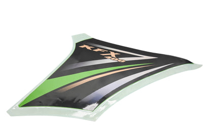 New OEM Kawasaki 56066-S031-553 Side Cover Decal KFX400 Qty 1 NOS