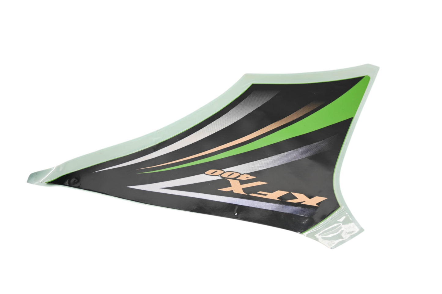New OEM Kawasaki 56066-S031-553 Side Cover Decal KFX400 Qty 1 NOS