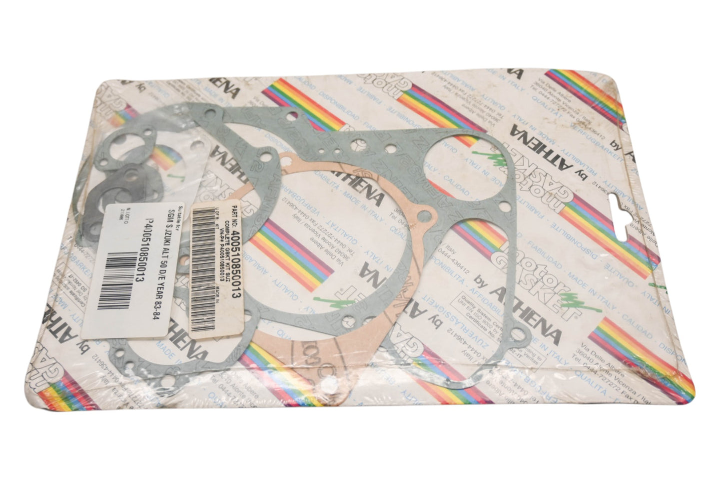 Athena 400510850013 Motor Gasket by Complete Gasket Kit Suzuki Alt 50 D E '83-84 Qty 1 NOS