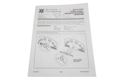 SeaStar Solutions ISPT1000/PT2000-1 Pro-Trim Single/Dual Bezel Switch Assembly I Qty 1