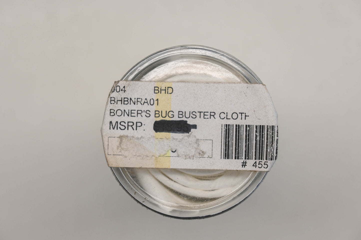 Boner's BNRA01 Bug Buster & Chrome Cleaner Cloth Qty 1 NOS