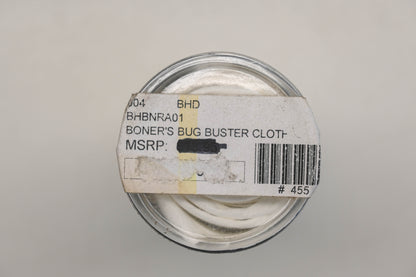 Boner's BNRA01 Bug Buster & Chrome Cleaner Cloth Qty 1 NOS