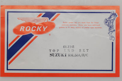 Rocky 01-1141 Top End Gasket Kit Suzuki RM250A/B/C Qty 1 NOS