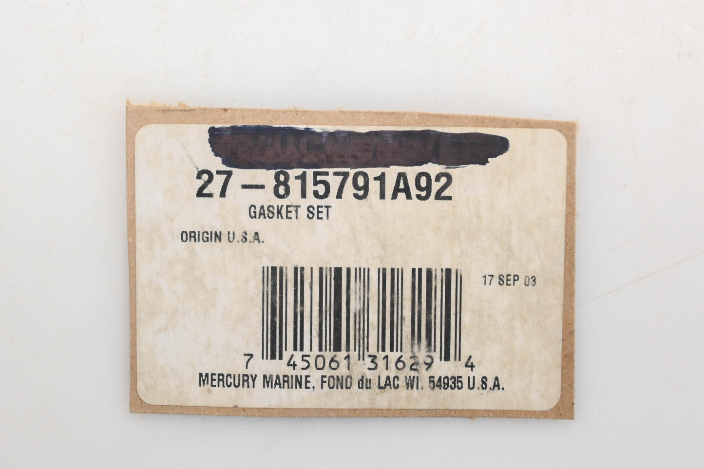 Aftermarket 27-815791A92 Gasket Kit Qty 1 NOS