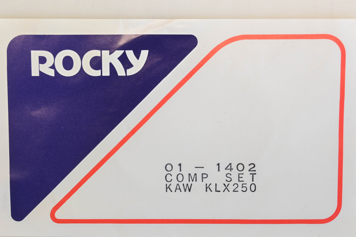 Rocky 01-1402 Complete Gasket Kit Kawasaki KLX250 Qty 1 NOS