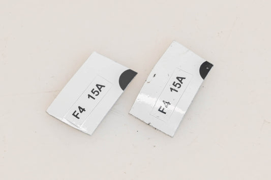 Aftermarket 515176776 15 Amp Fuse Decals Qty 2 NOS