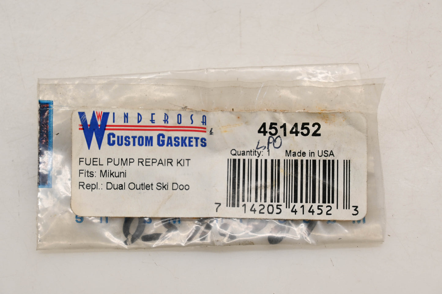 Winderosa 451452 Mikuni Fuel Pump Repair Kit Qty 1 NOS