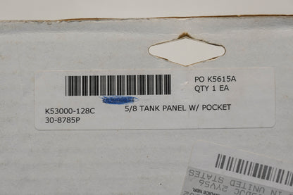 New OEM Kawasaki K53000-128 Black Tank Panel With Pocket Vulcan Qty 1 NOS