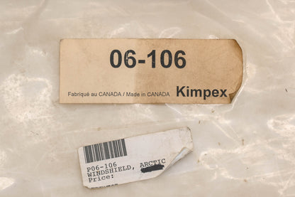 Kimpex 06-106, P06-106 Clear Windshield Arctic Cat Qty 1 NOS