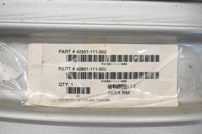 Alpha Sports 42801-111-000 13" x 3-1/2" Rear Rim Qty 1 NOS