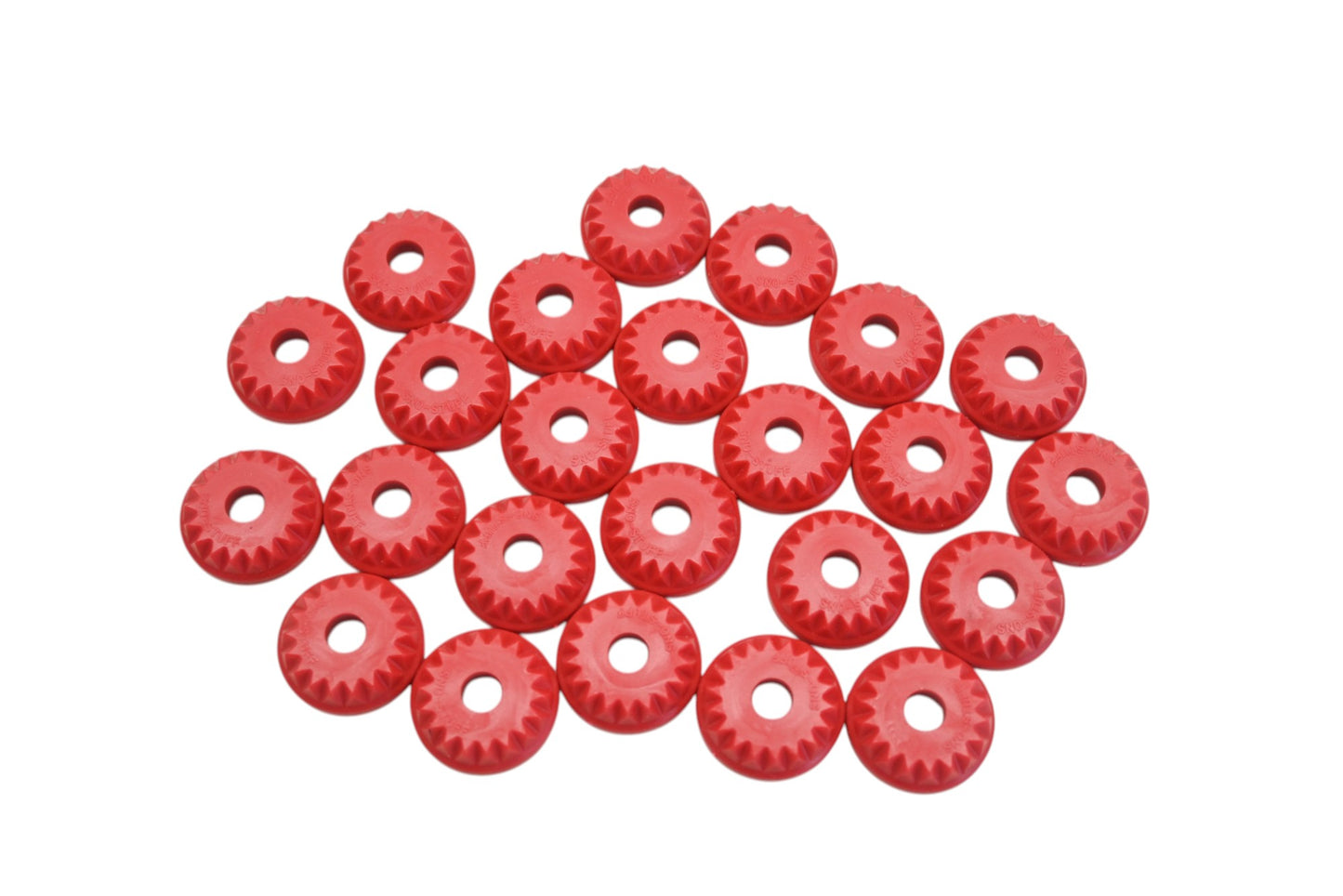 Sno-Stuff 675-111-82 X-Calibur 5/16 Diamond Backer Plates Red Qty 24 NOS