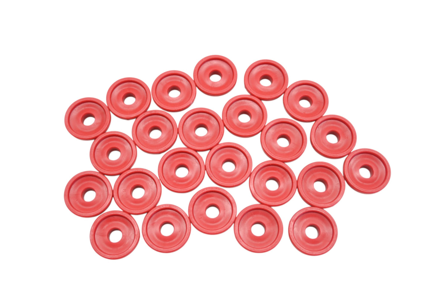 Sno-Stuff 675-111-82 X-Calibur 5/16 Diamond Backer Plates Red Qty 24 NOS