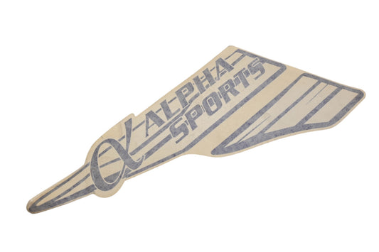 Alpha Sports 87721-132-00C Left Front Fender Decal Down Qty 1 NOS
