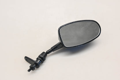 Parts Unlimited 0640-0346 Right Carbon Fiber Universal Mirror Qty 1 NOS