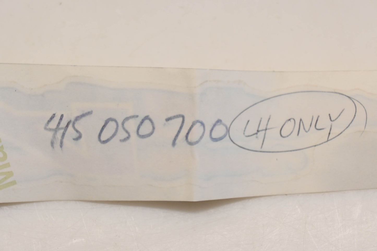 Aftermarket 415050700 Left Trailing Arm Decal NOS