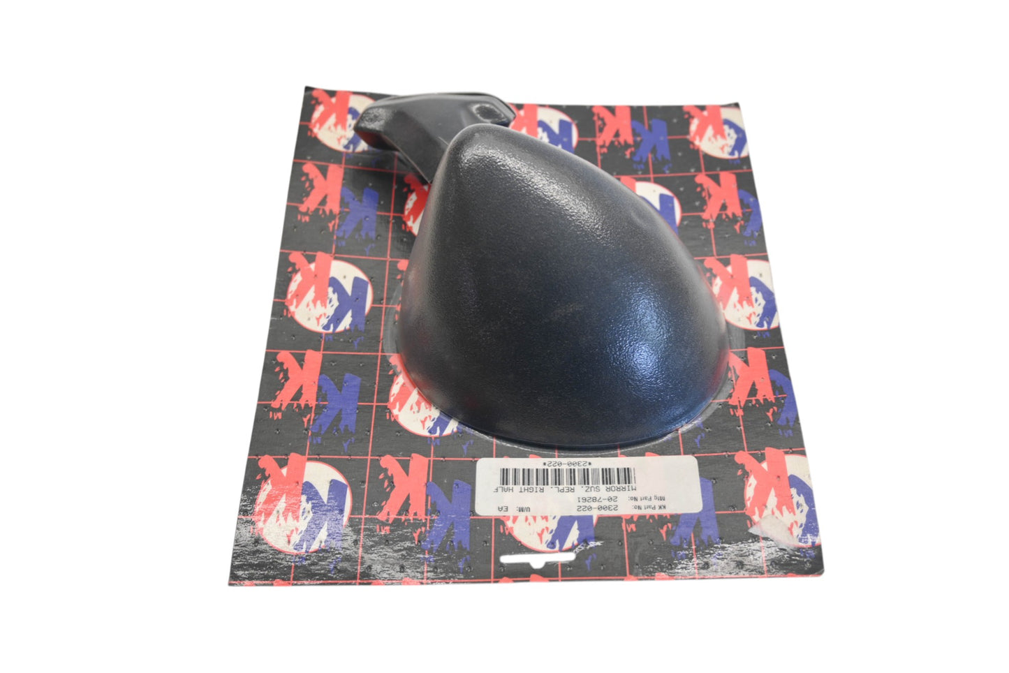 Emgo 2300-022, 20-78261, 56500-27A01-30 Right Mirror Black Fits Suzuki 750 '86-' Qty 1 NOS