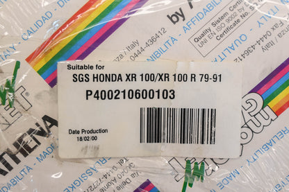 Athena 400210600103 Top End Gasket Kit XR100R XL100 1979-1991 Qty 1 NOS