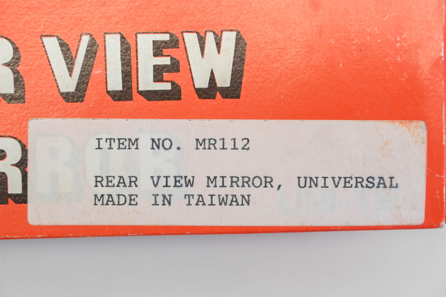 LLP MR112 Mfg. Co. Rear View Mirror Qty 1 NOS