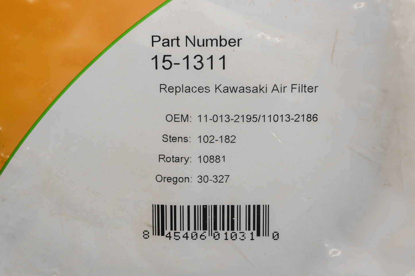 Dealers Choice 15-1311, 11013-2186, 102-182 Air Filter Qty 1 NOS