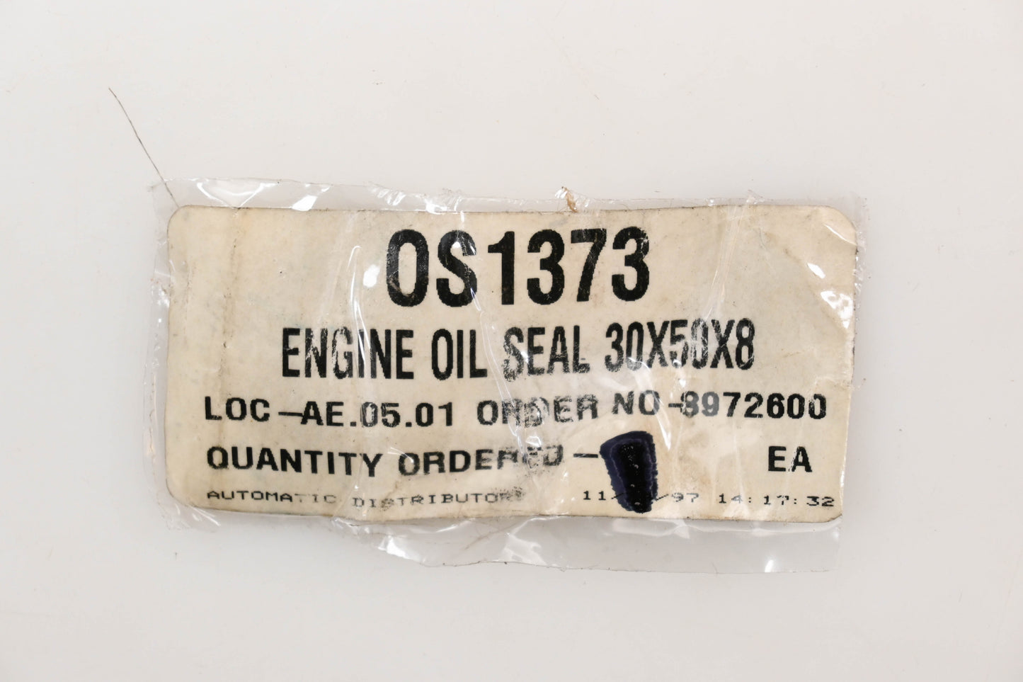 BGA OS1373, S181 Shaft Seal Qty 1 NOS