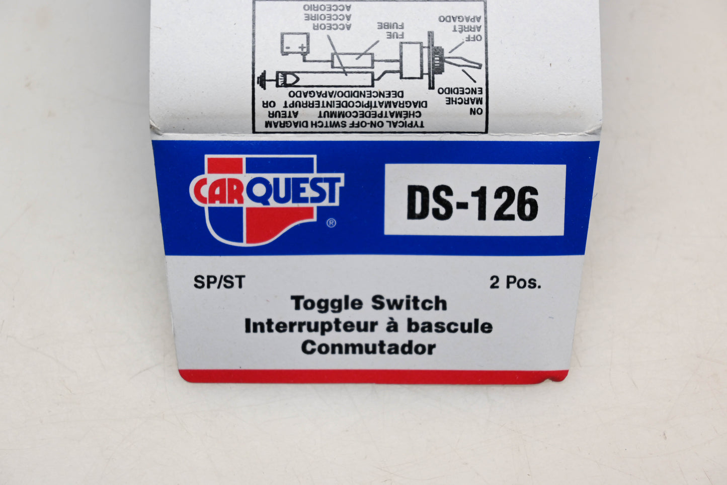 Car Quest DS-126 Toggle Switch Qty 1 NOS
