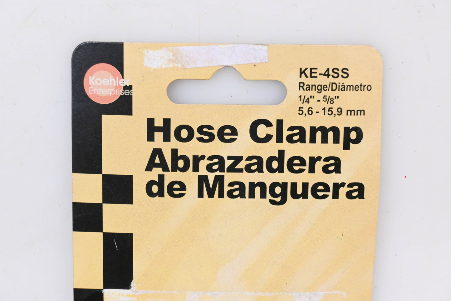 Koehler Enterprises KE-4SS Hose Clamp Qty 3 NOS