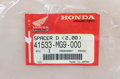 New OEM Honda 41533-MG9-000 Spacer D (2.00) Qty 1 NOS