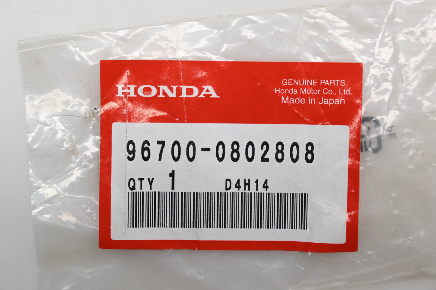 New OEM Honda 96700-0802808 Socket Bolt 8x28 Qty 1 NOS