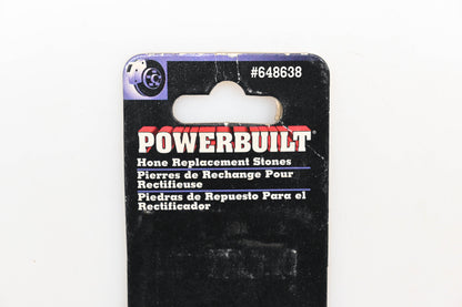 Powerbuilt 648638 Hone Replacement Stones Qty 2 NOS