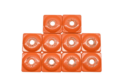 Woody's MEG-1325-C-1 Orange Square Plates Qty 10