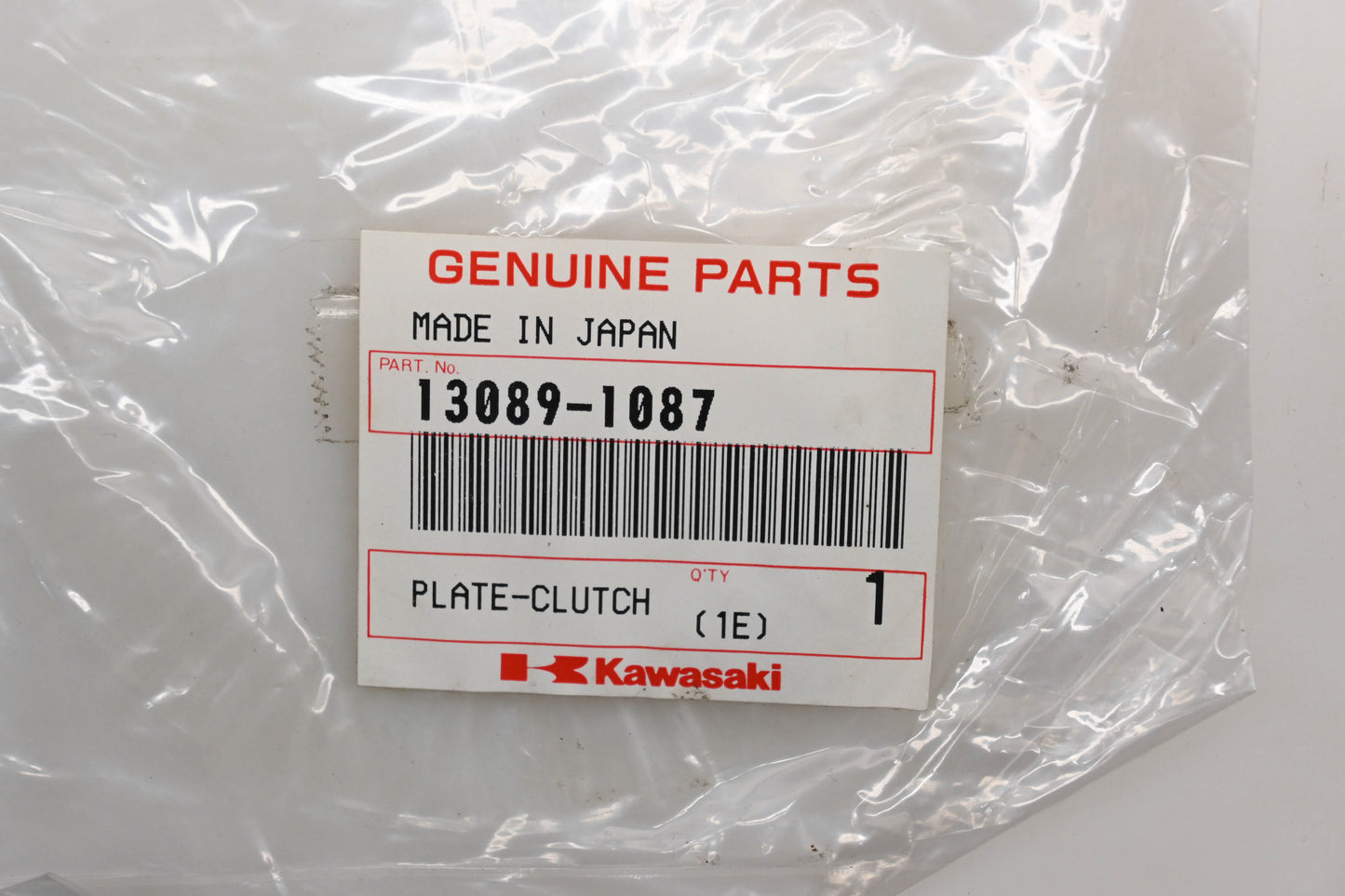 New OEM Kawasaki 13089-1087 Clutch Plate Qty 1 NOS