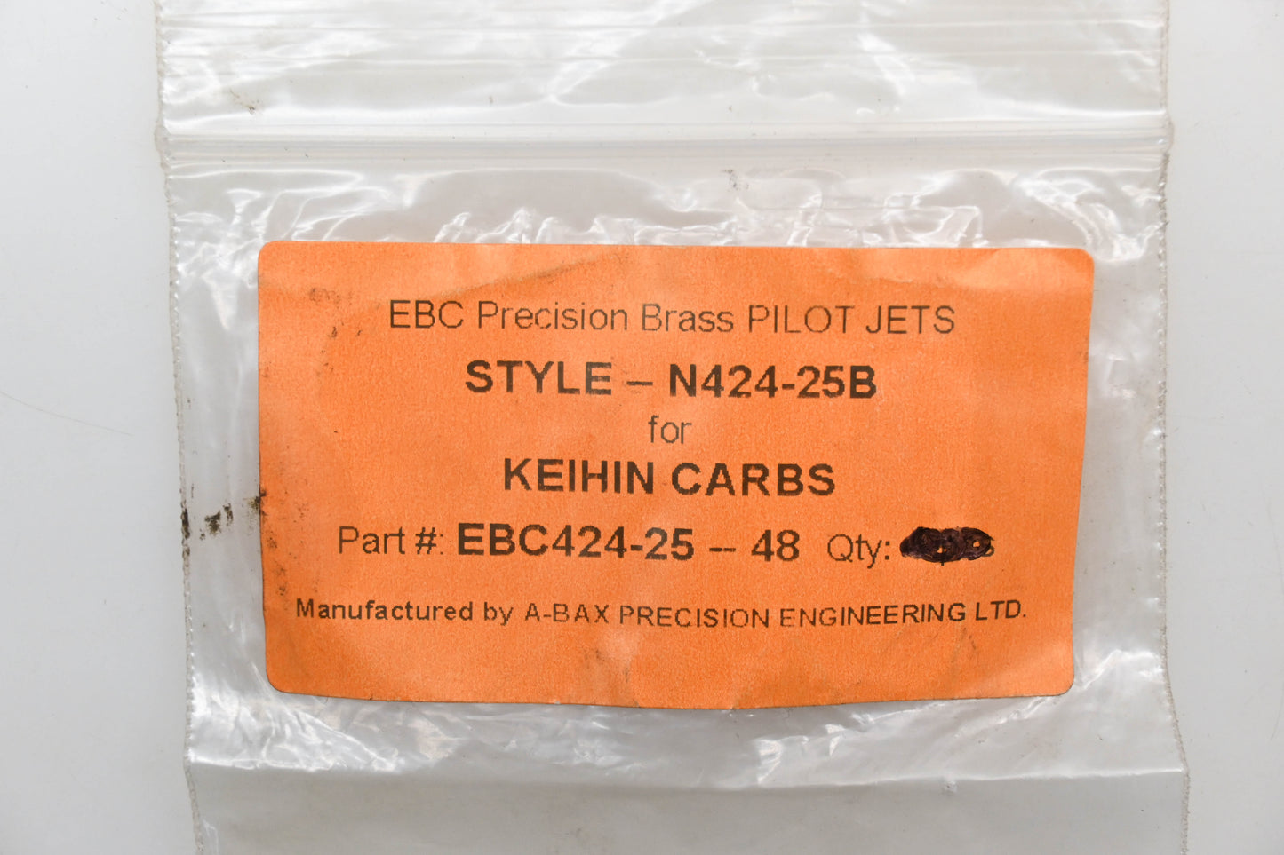 EBC 424-25-48 Pilot Jets Qty 2 NOS