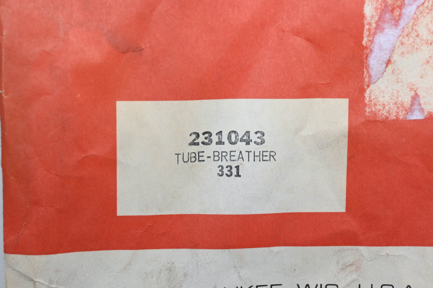 New OEM Briggs & Stratton 231043 Breather Tube Qty 1 NOS