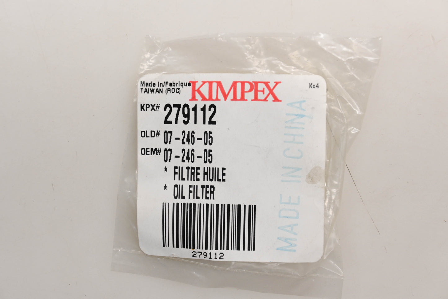 Kimpex 279112 Oil Filter NOS