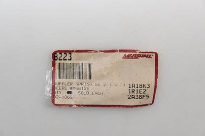 Marshall 02-106S, 8223, M66155 Muffler Exhaust Spring John Deere 2-1/4' Qty 1 NOS