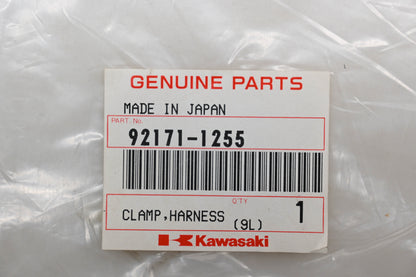 New OEM Kawasaki 92171-1255 Harness Clamp Qty 1 NOS