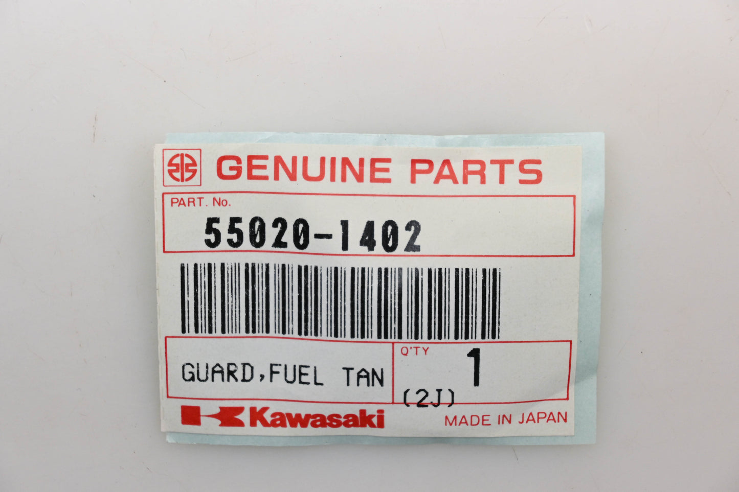 New OEM Kawasaki 55020-1402 Fuel Tank Bracket Guard Qty 1 NOS