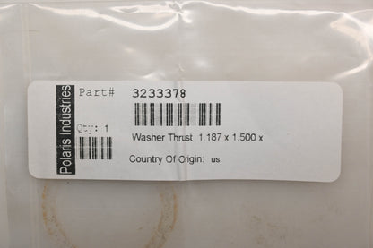 New OEM Polaris 3233378 Thrust Washer Qty 1 NOS