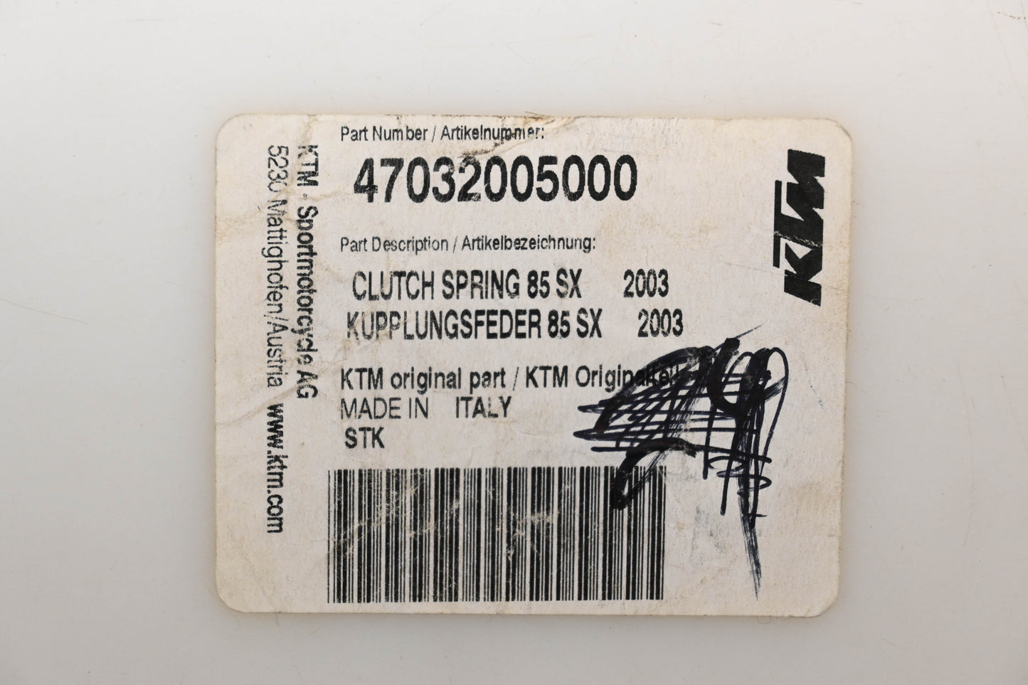 New OEM KTM 47032005000 Clutch Springs Qty 2 NOS