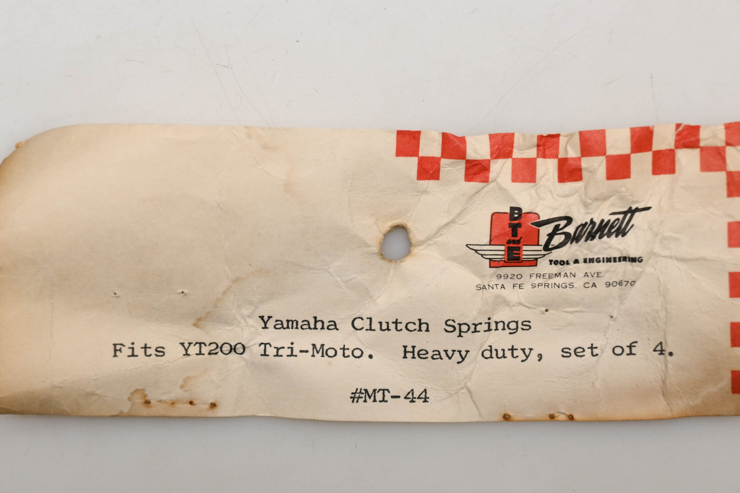 Barnett MT-44, MT-44-4 Yamaha Clutch Spring Qty 4 NOS
